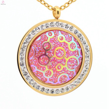 Round hot high quality 316l pendant, cute stainless steel charm wholesale pendant